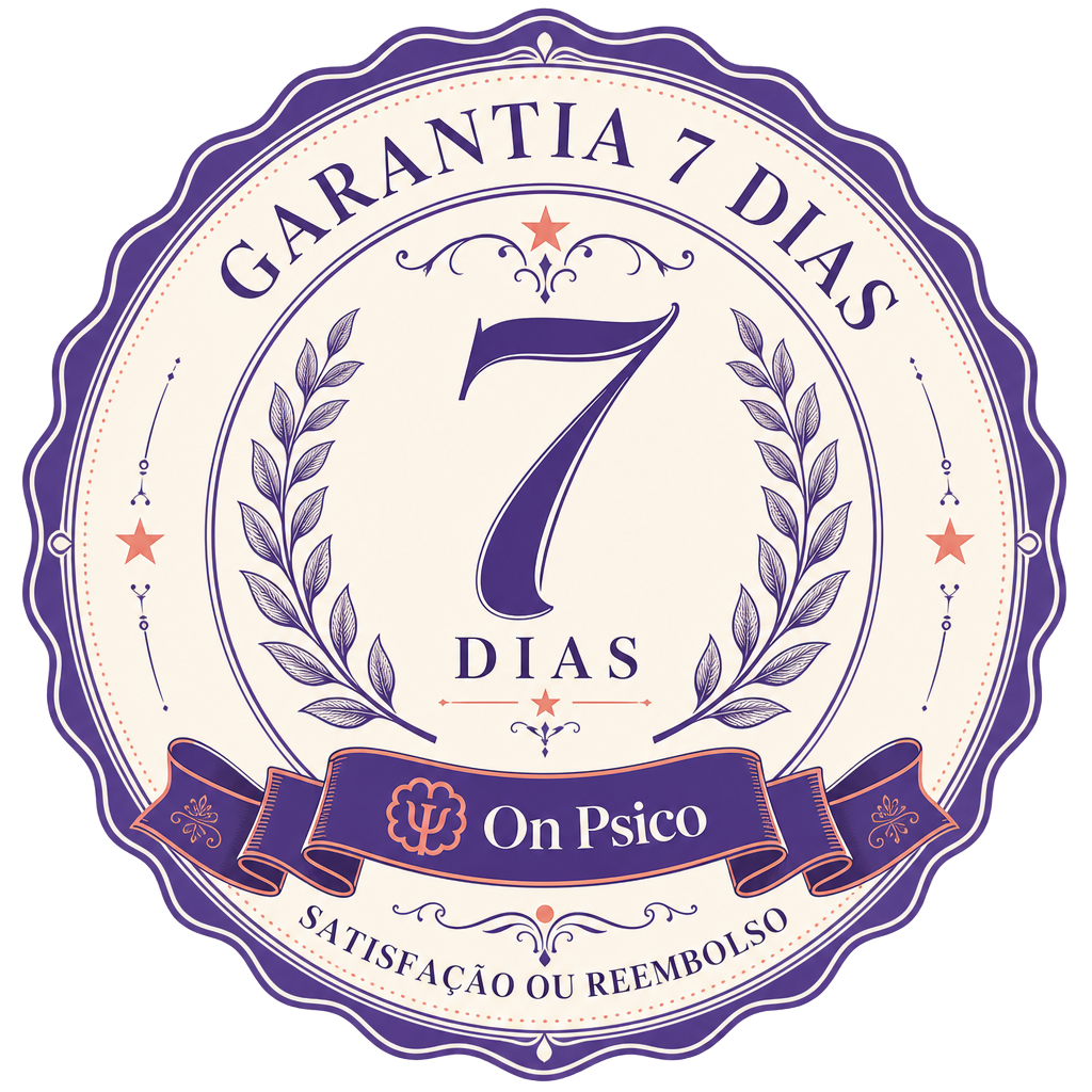 Selo de garantia de 7 dias On Psico